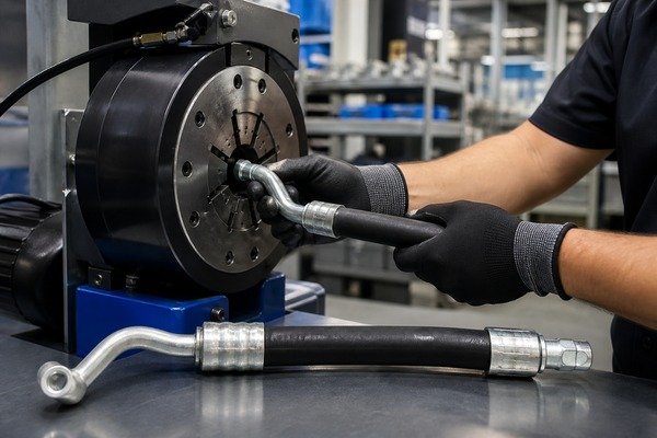 custom ac hose assembly fitting angle and connection type options